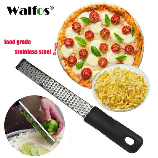 WALFOS Stainless Steel Lemon Zester & Cheese Grater