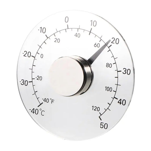 Outdoor Window Thermometer Clock