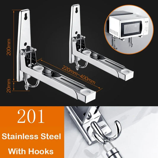 Microwave Oven Holder Folding Rack