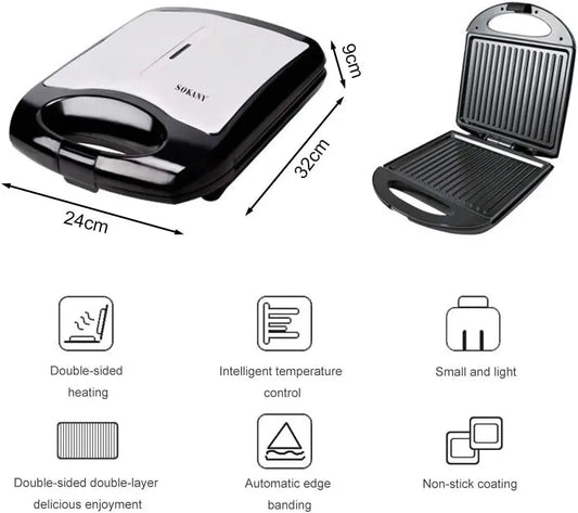 Small Sandwich Maker & Waffle Maker