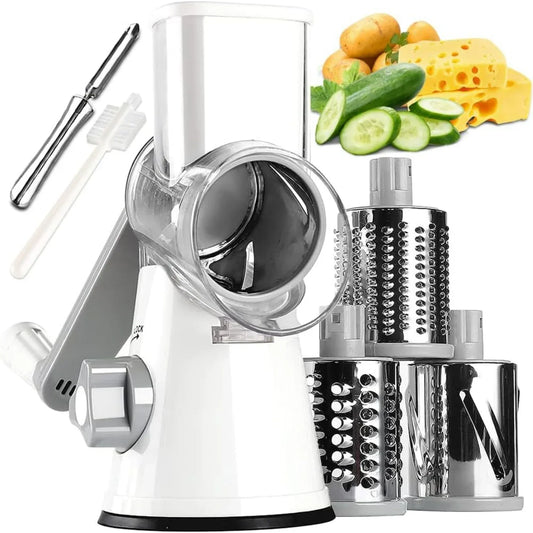 Dark Blue Rotary Cheese Grater
