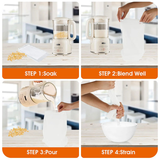 Reusable Cheesecloth Strainer Bag