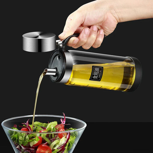 Glass Oil & Vinegar Bottles Set