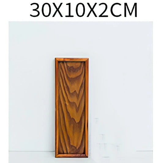 Wooden Tray Japanese Brown 30cm
