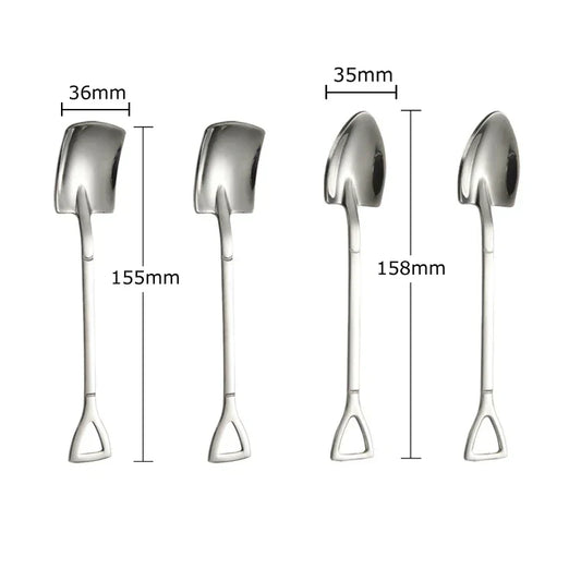 4pcs Combo Set Creative Dessert Spoons
