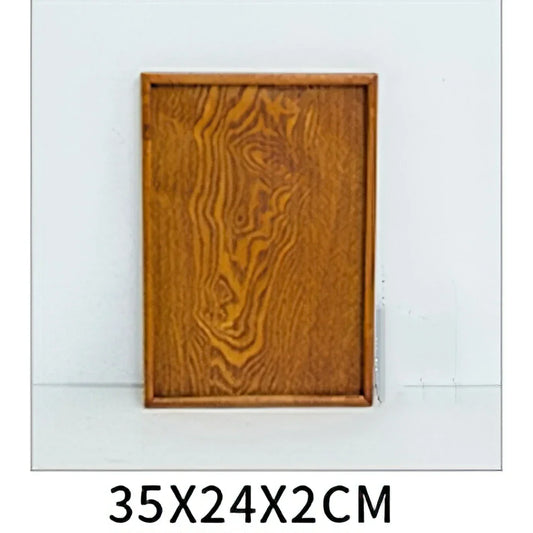 Wooden Tray Japanese Brown 30cm