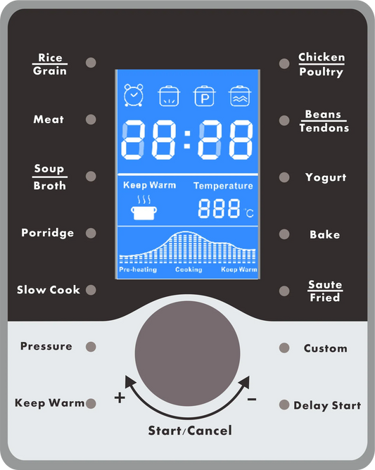 8L Smart Electric Pressure Cooker