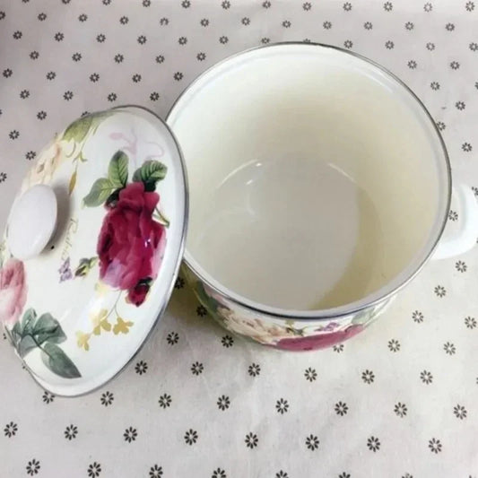 Enamel Casserole Cooking Pot