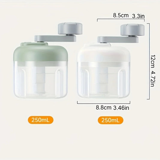 2pcs Manual Garlic Presses & Vegetable Chopper Set