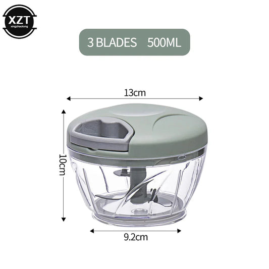 Multifunctional Garlic Stirrer & Meat Grinder